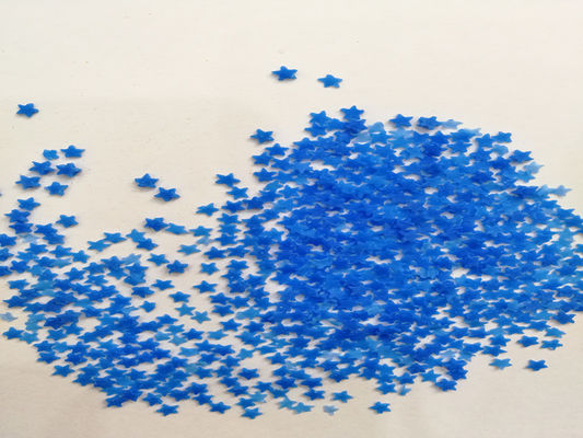 Kleurrijke vlekken Blauwe sterren zeepbasis voor waspoeder