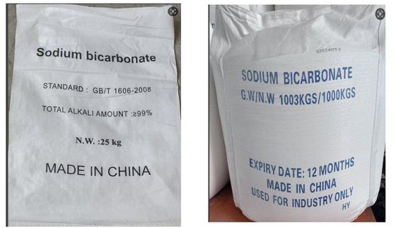 Mineraalverwerking Baking Soda Natriumbicarbonaat NaHCO3 Cas nr. 144-55-8
